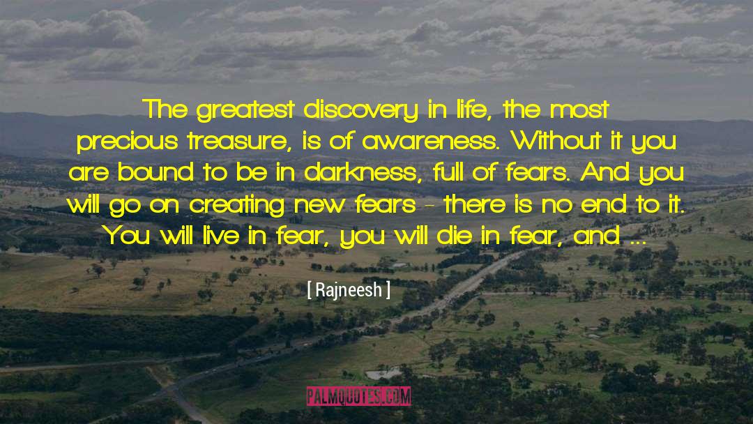 Fear University quotes by Rajneesh