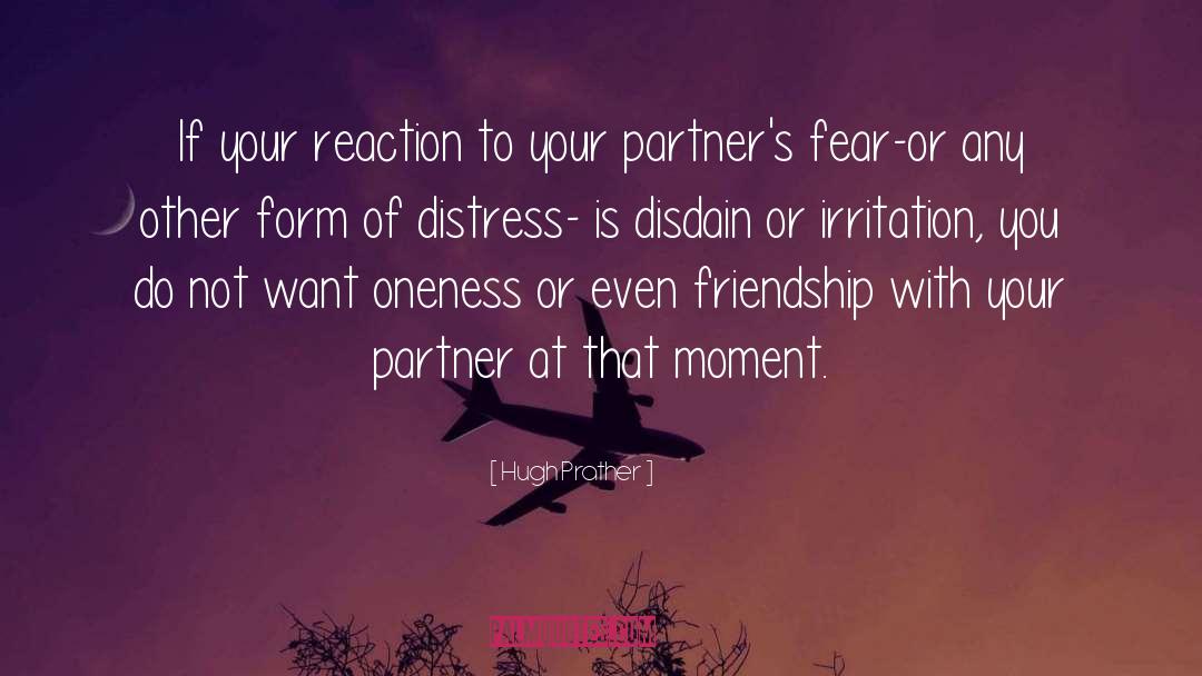 Fear Unknown quotes by Hugh Prather