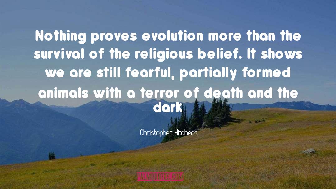 Fearful quotes by Christopher Hitchens