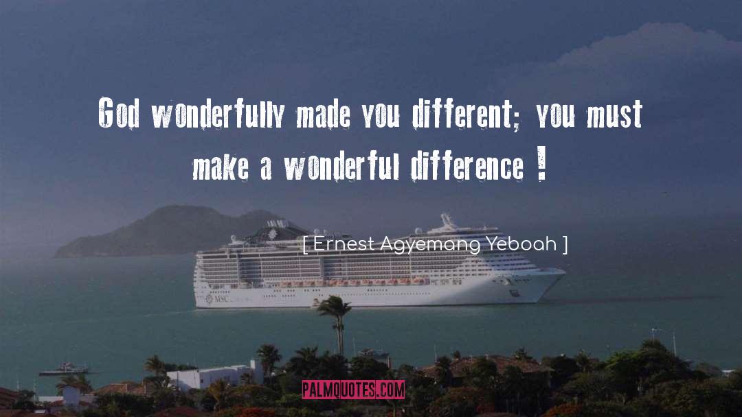 Fearfully And Wonderfully Made quotes by Ernest Agyemang Yeboah
