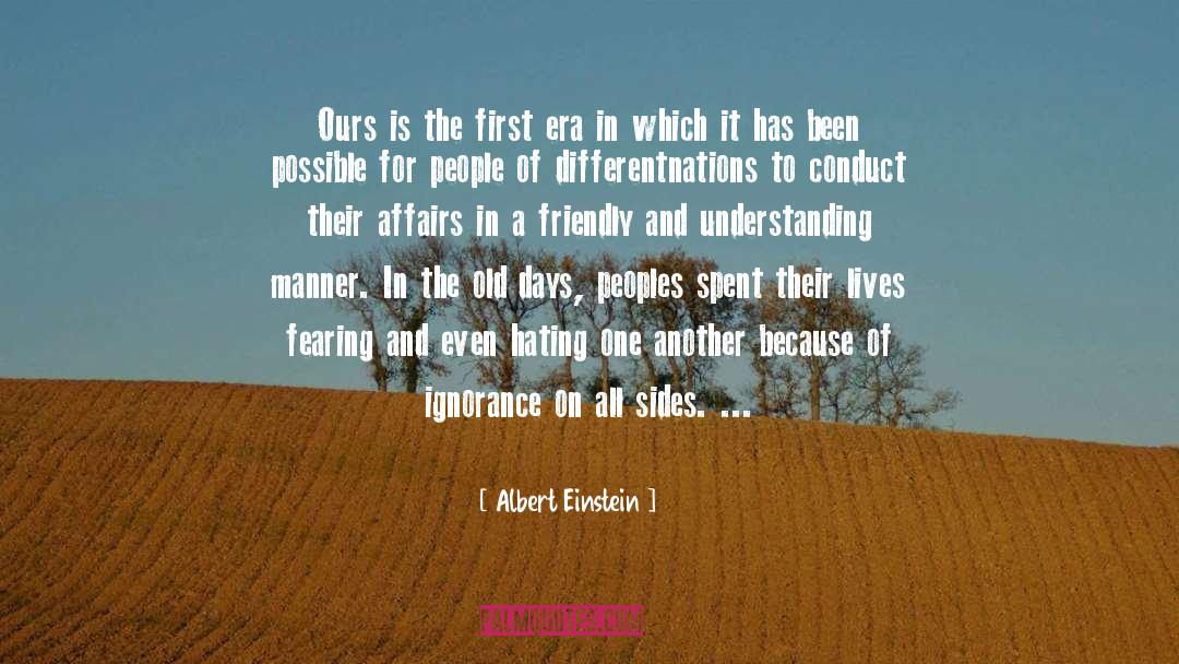 Fearing quotes by Albert Einstein