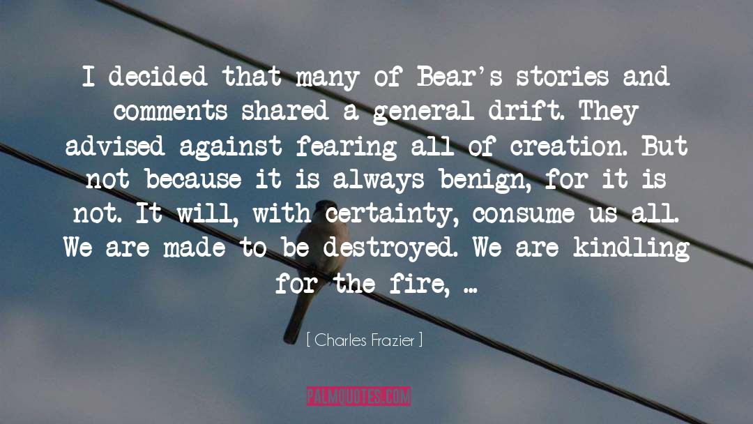 Fearing quotes by Charles Frazier