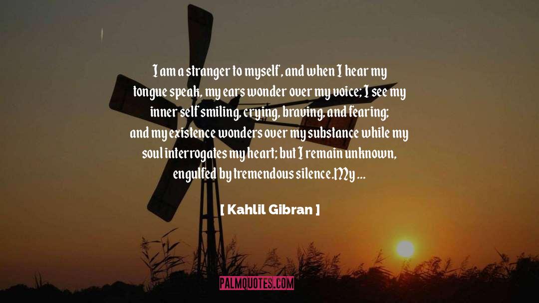 Fearing quotes by Kahlil Gibran