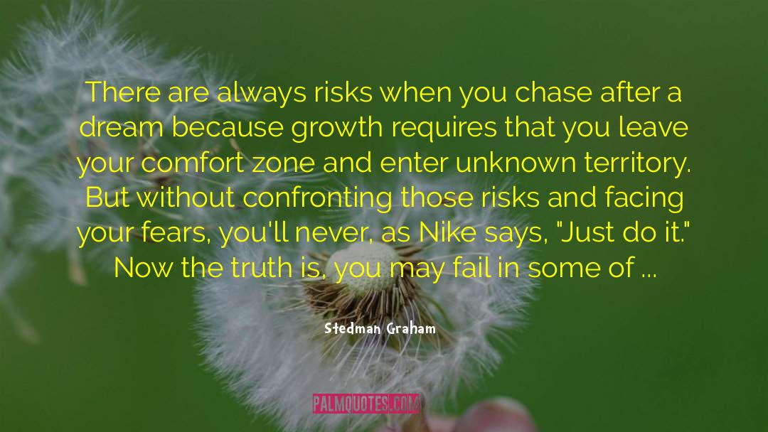 Fearing The Unknown quotes by Stedman Graham