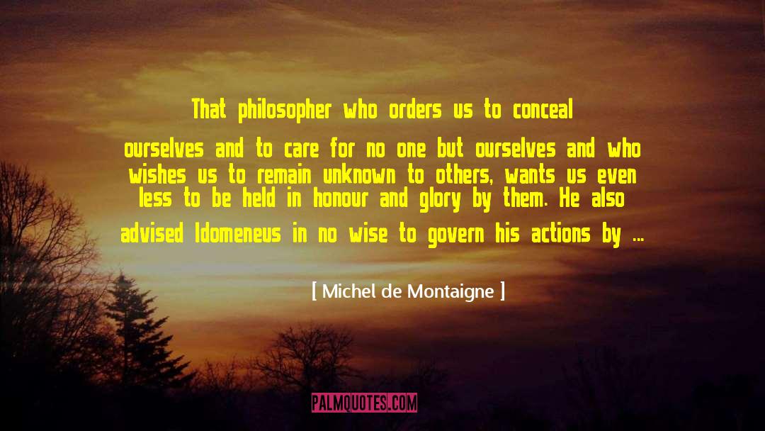 Fearing The Unknown quotes by Michel De Montaigne