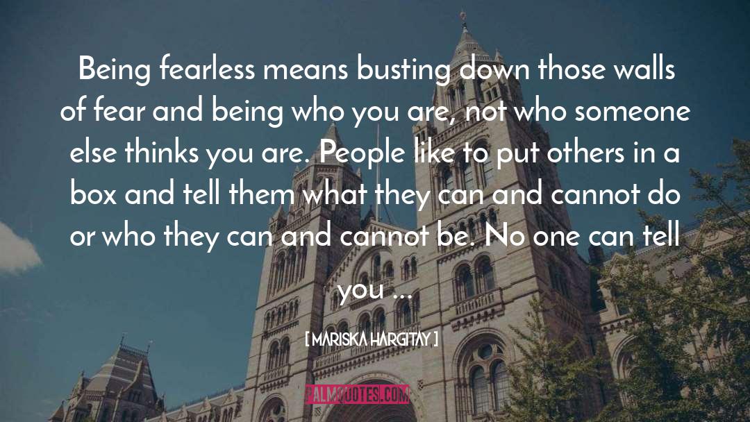 Fearless quotes by Mariska Hargitay