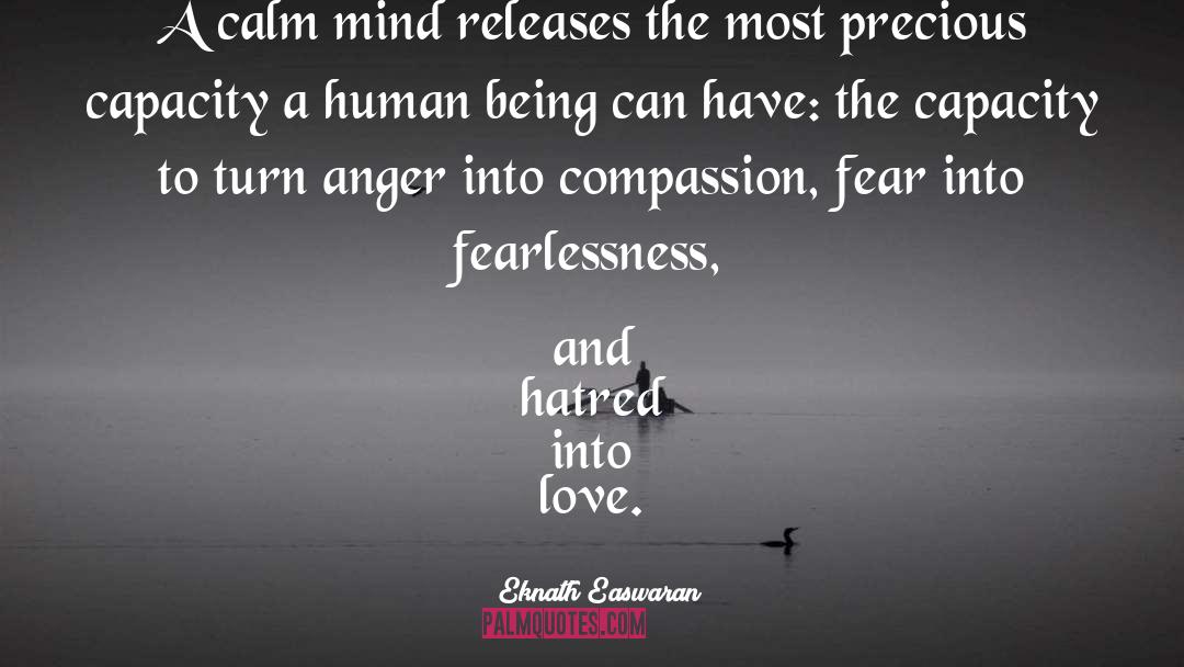 Fearlessness quotes by Eknath Easwaran