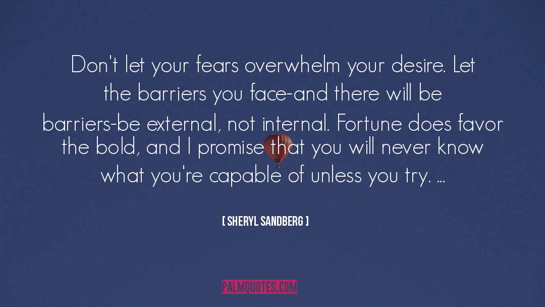 Fears And Doubts quotes by Sheryl Sandberg