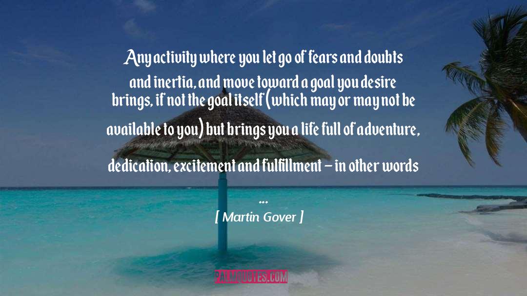 Fears And Doubts quotes by Martin Gover