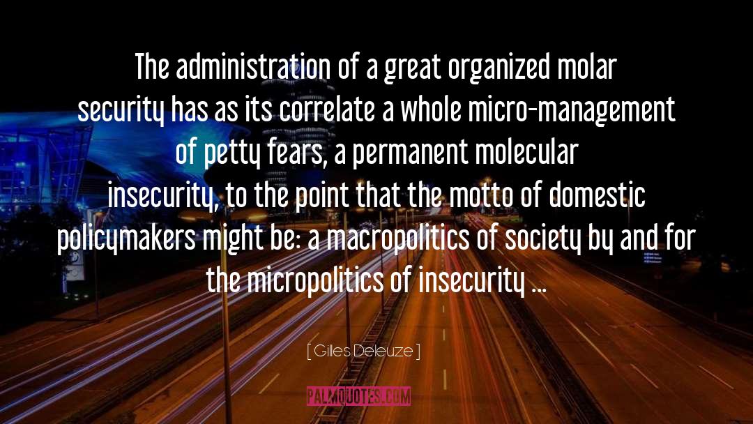 Fears For Sanity quotes by Gilles Deleuze