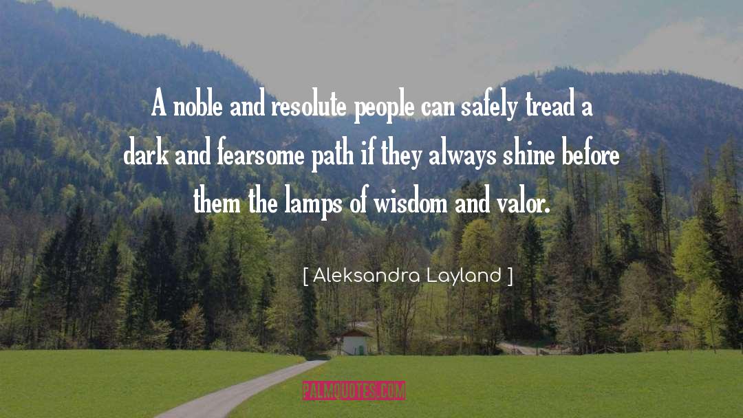 Fearsome quotes by Aleksandra Layland