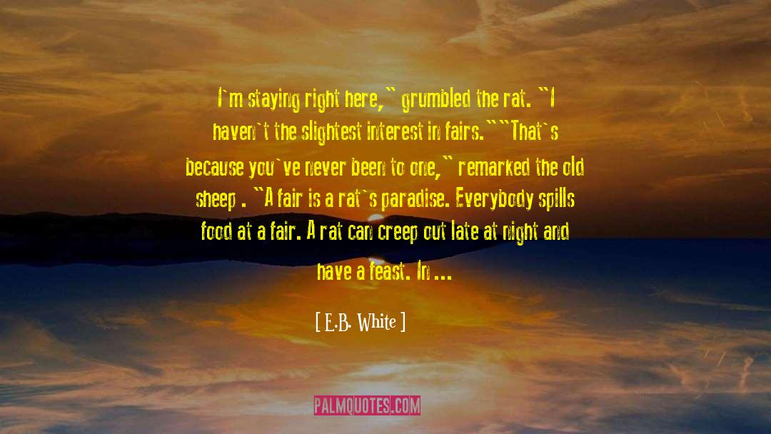 Feast For Crows quotes by E.B. White