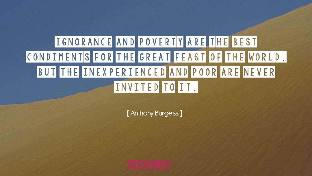 Feast For Crows quotes by Anthony Burgess