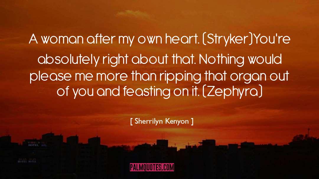 Feasting quotes by Sherrilyn Kenyon