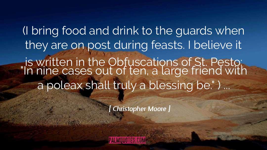 Feasts quotes by Christopher Moore