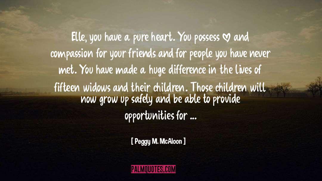 Feat quotes by Peggy M. McAloon