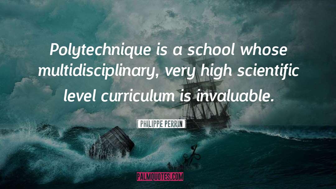 Features Of Curriculum quotes by Philippe Perrin