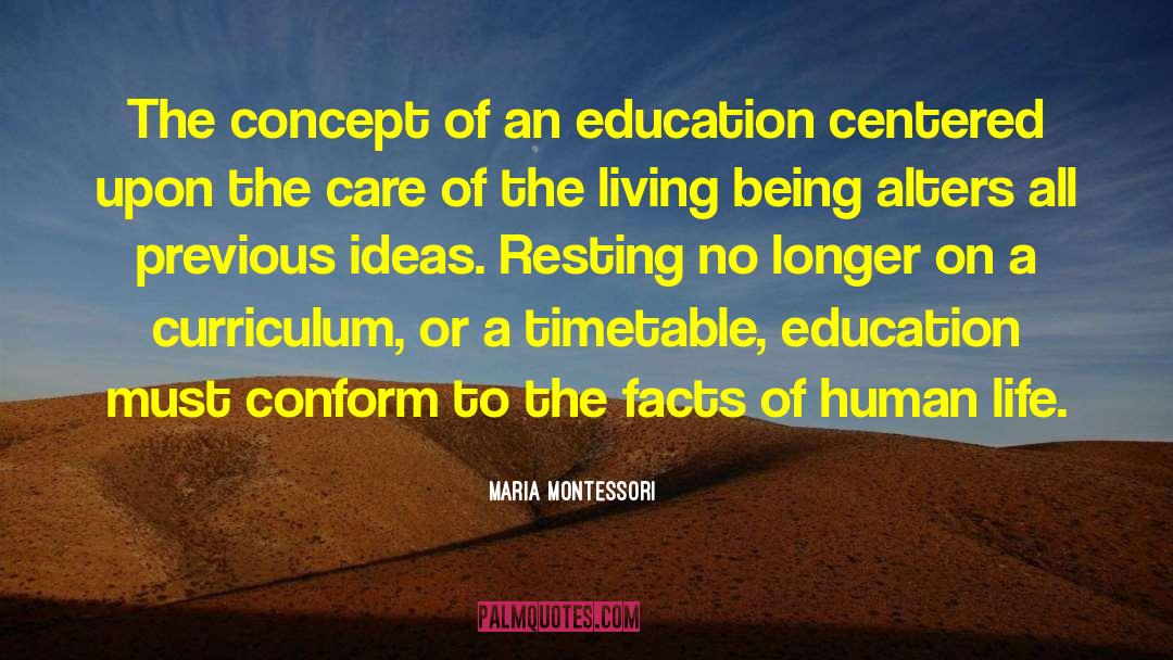 Features Of Curriculum quotes by Maria Montessori