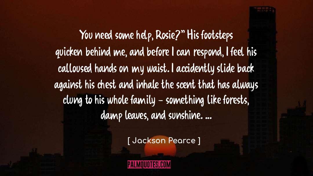 Features quotes by Jackson Pearce