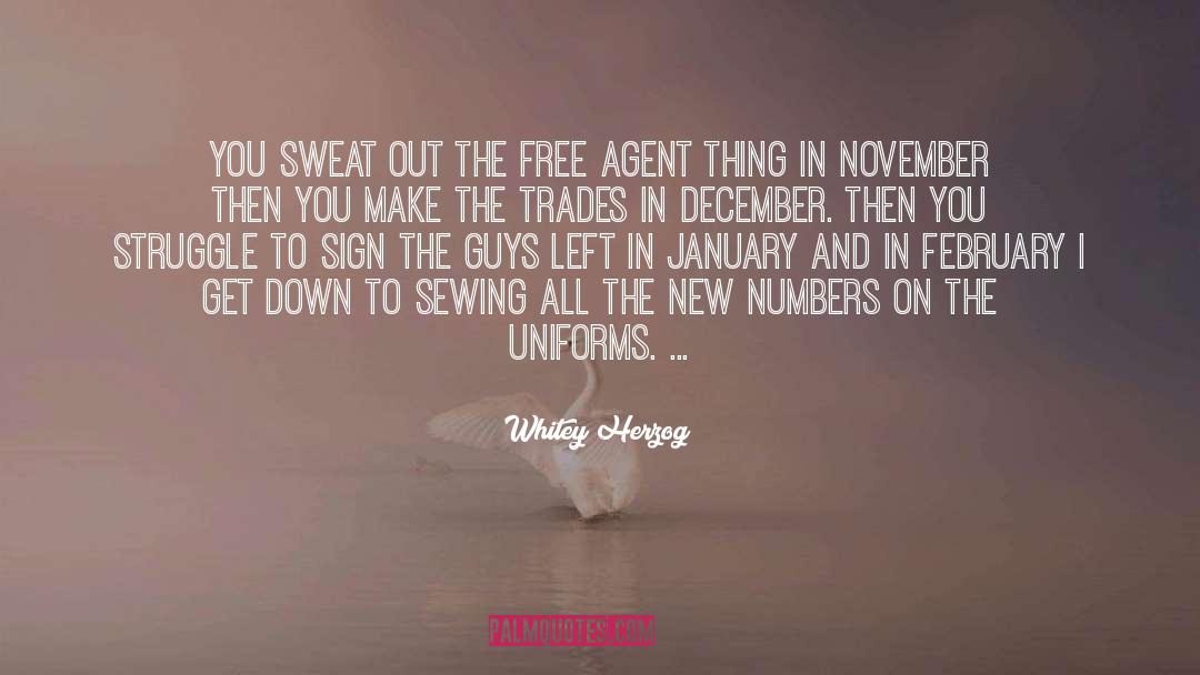 February quotes by Whitey Herzog