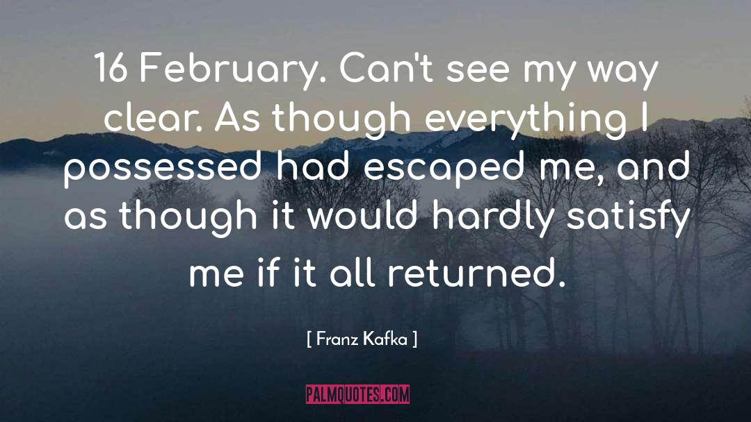 February quotes by Franz Kafka