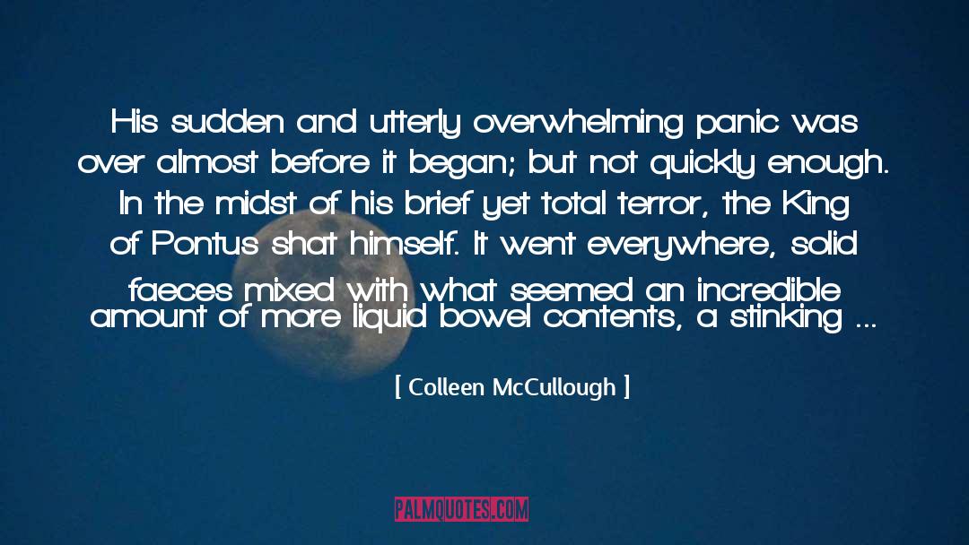 Feces quotes by Colleen McCullough