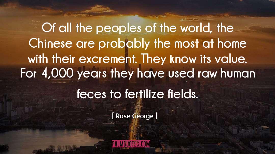 Feces quotes by Rose George