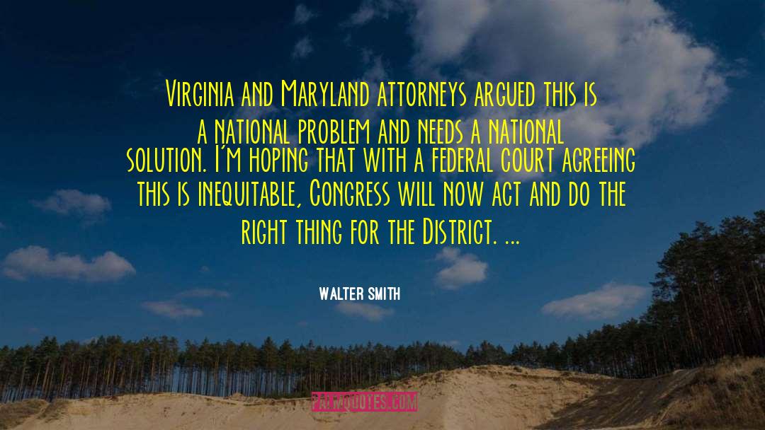 Federal Court quotes by Walter Smith