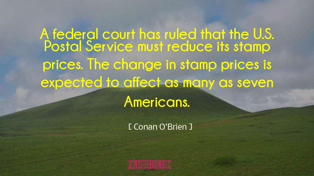 Federal Court quotes by Conan O'Brien