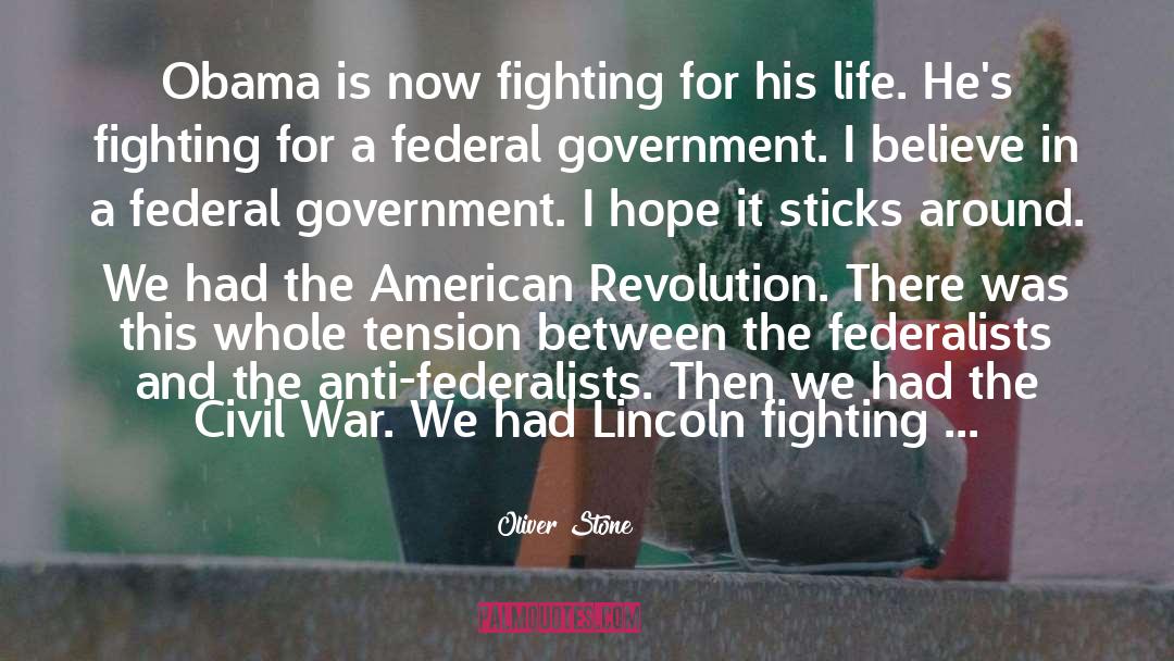 Federal Government quotes by Oliver Stone