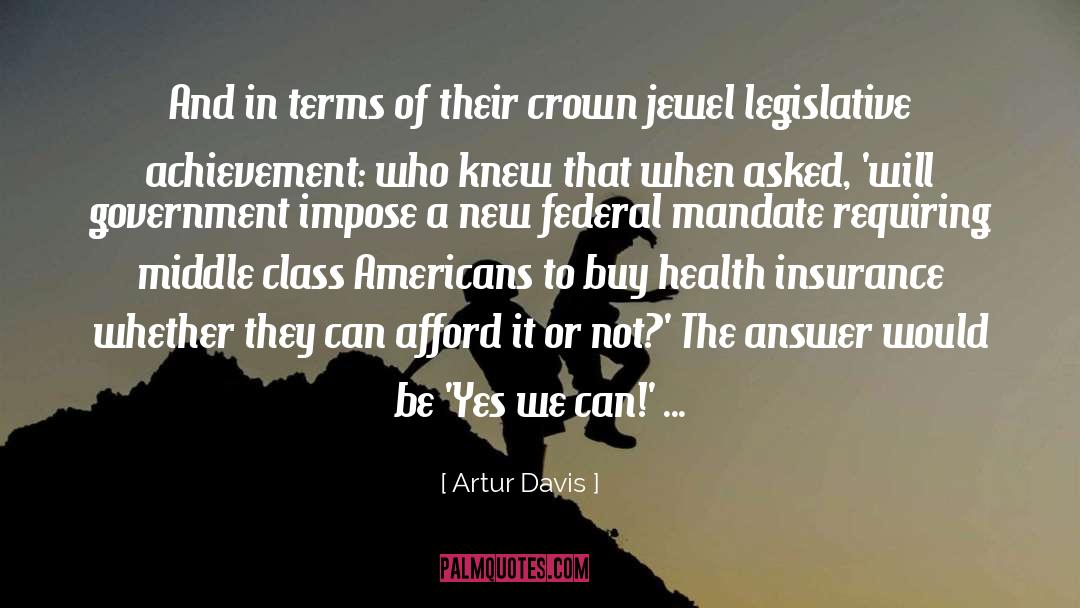 Federal Regulation quotes by Artur Davis