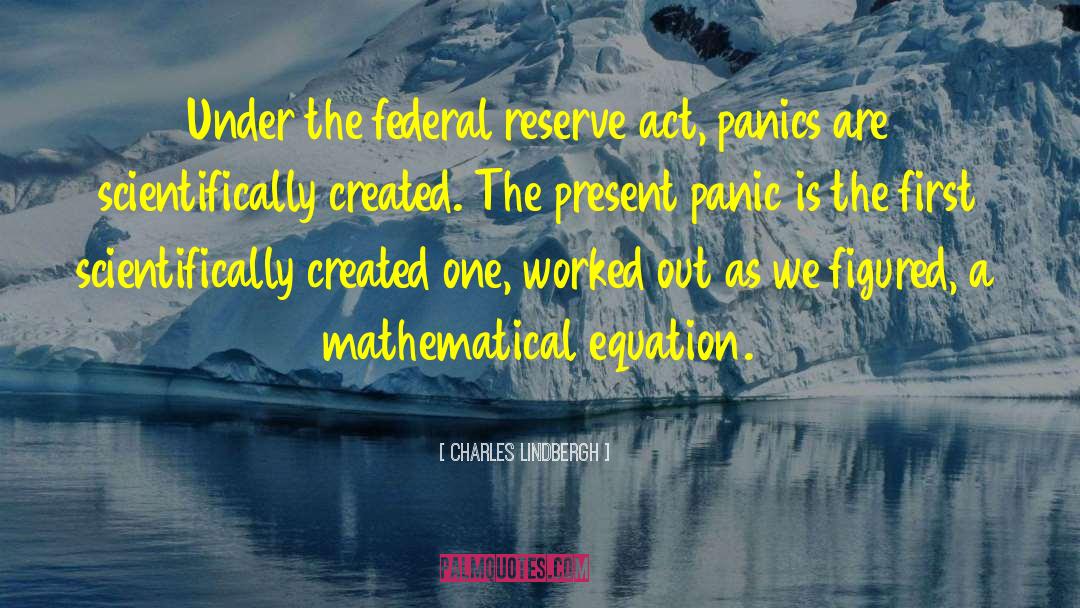 Federal Reserve quotes by Charles Lindbergh