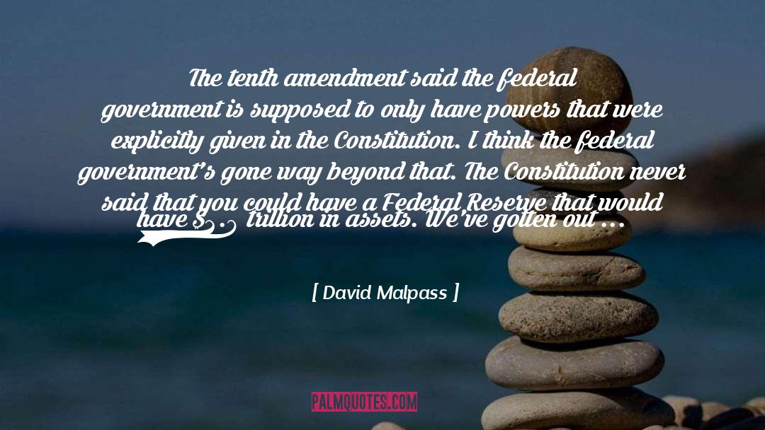 Federal Reserve quotes by David Malpass