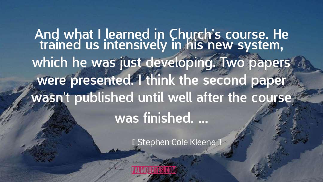 Federalist Papers quotes by Stephen Cole Kleene