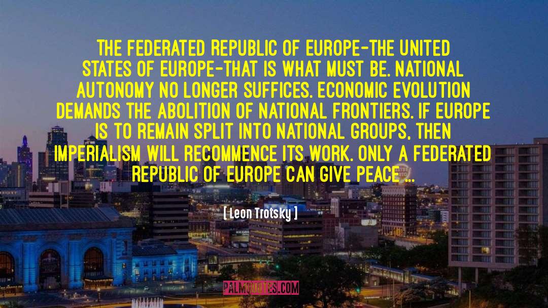 Federated quotes by Leon Trotsky