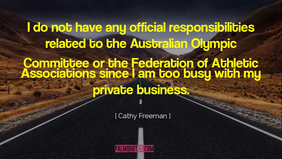 Federation quotes by Cathy Freeman