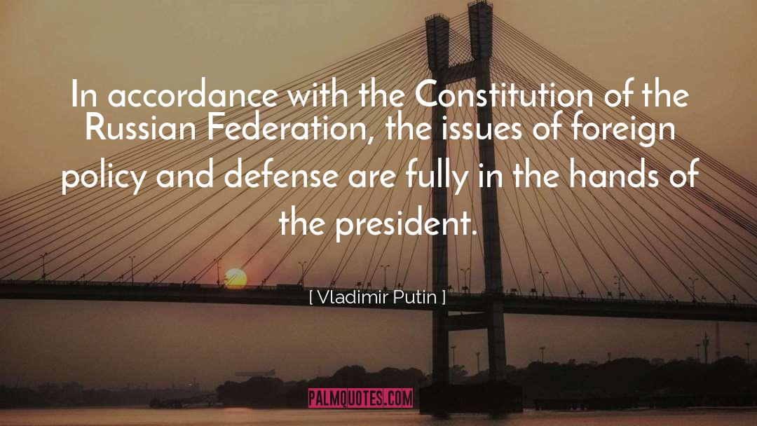Federation quotes by Vladimir Putin