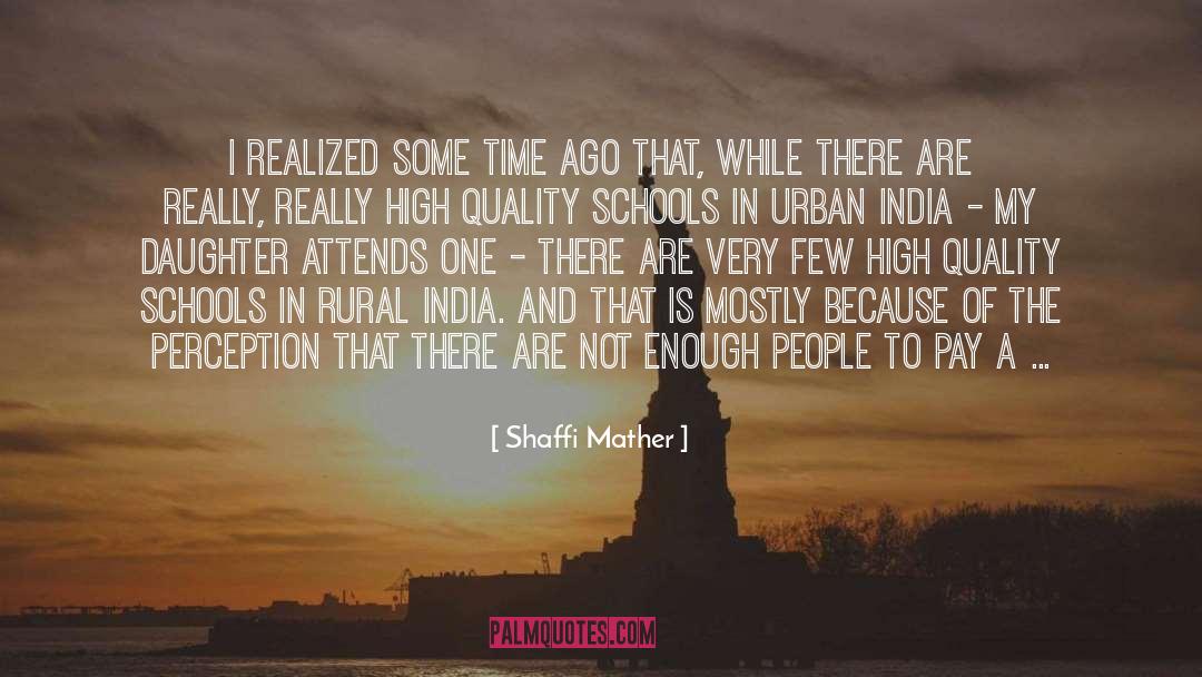 Fee quotes by Shaffi Mather