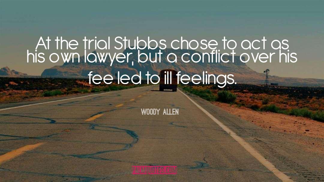 Fee quotes by Woody Allen