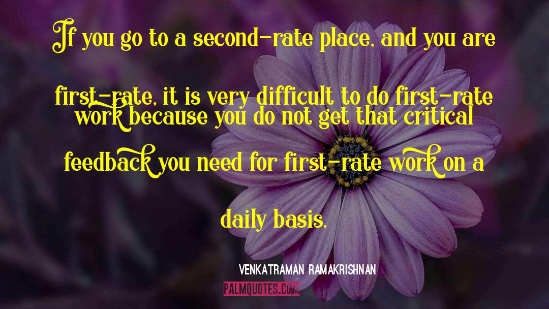 Feedback Control quotes by Venkatraman Ramakrishnan