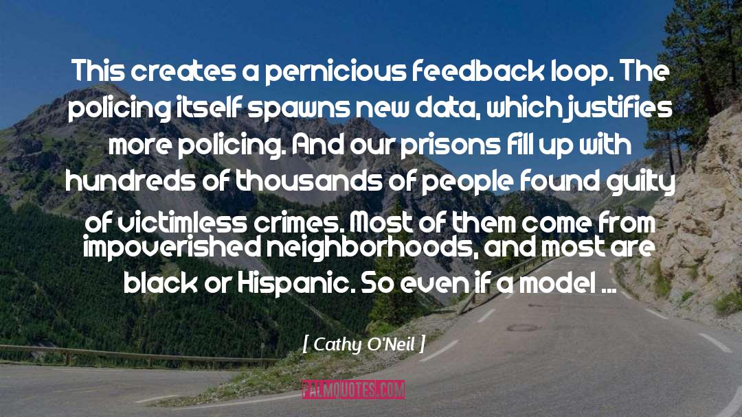 Feedback Loop quotes by Cathy O'Neil