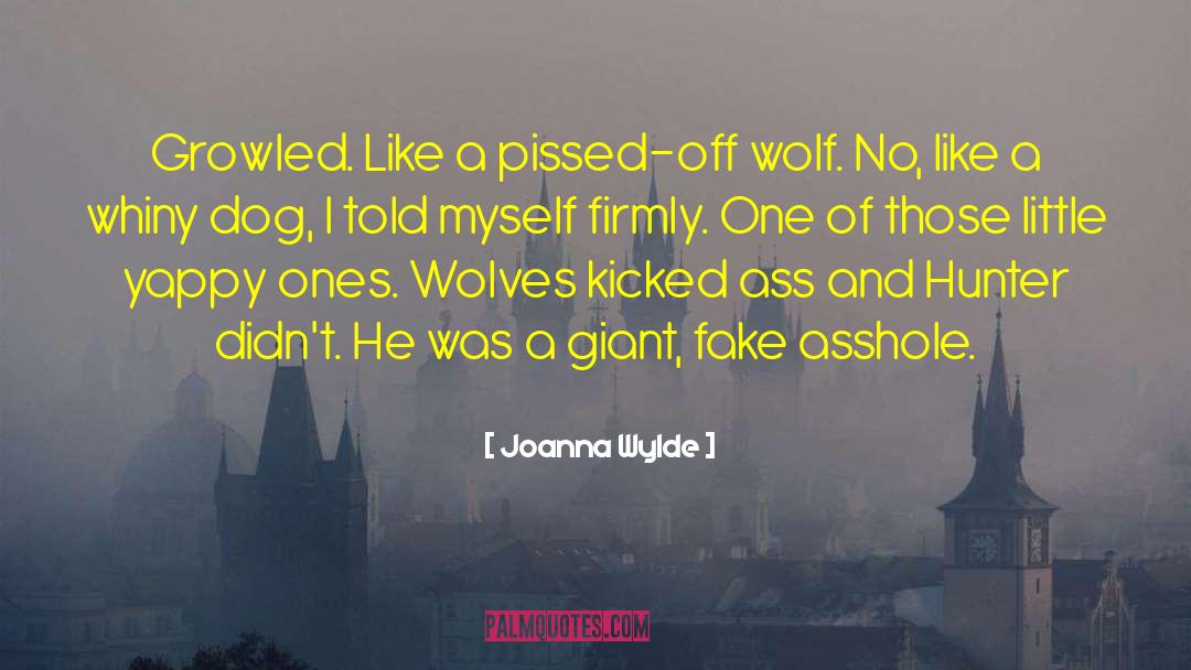 Feeding One Wolf quotes by Joanna Wylde