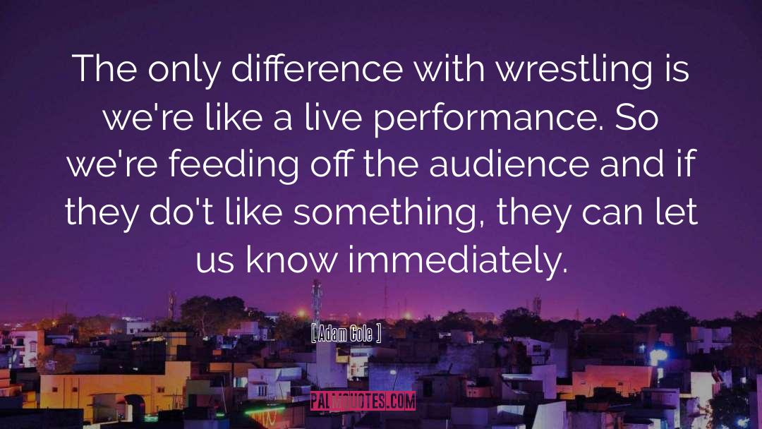 Feeding quotes by Adam Cole