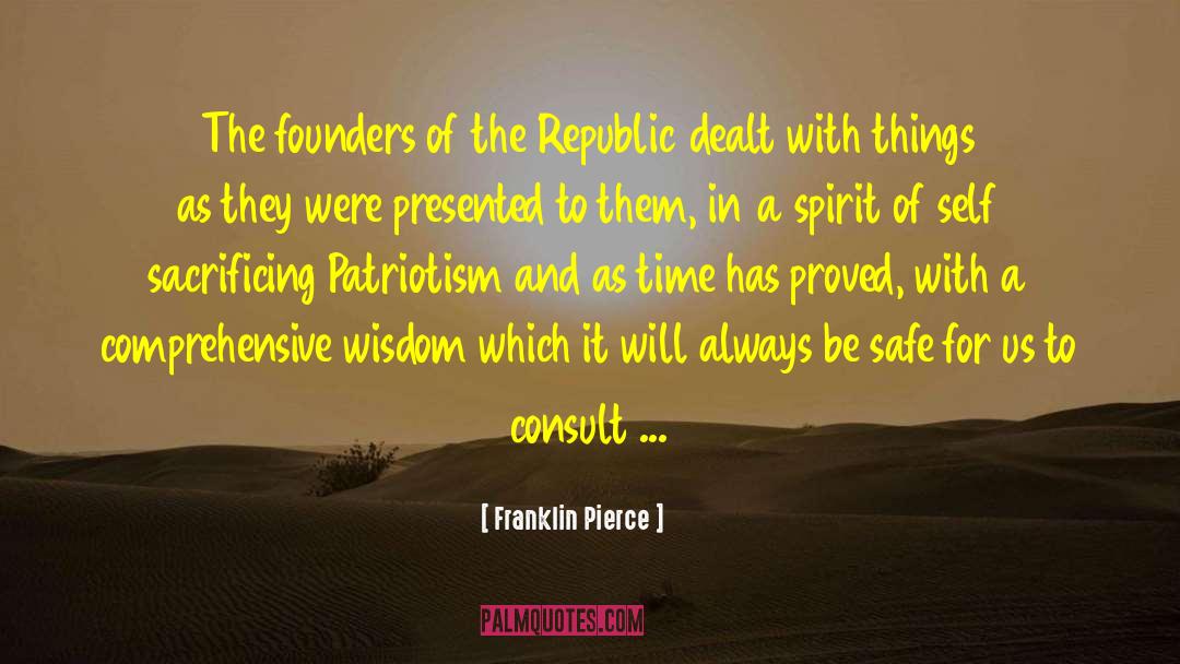 Feeding The Spirit quotes by Franklin Pierce