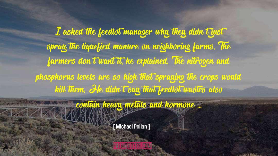 Feedlots quotes by Michael Pollan