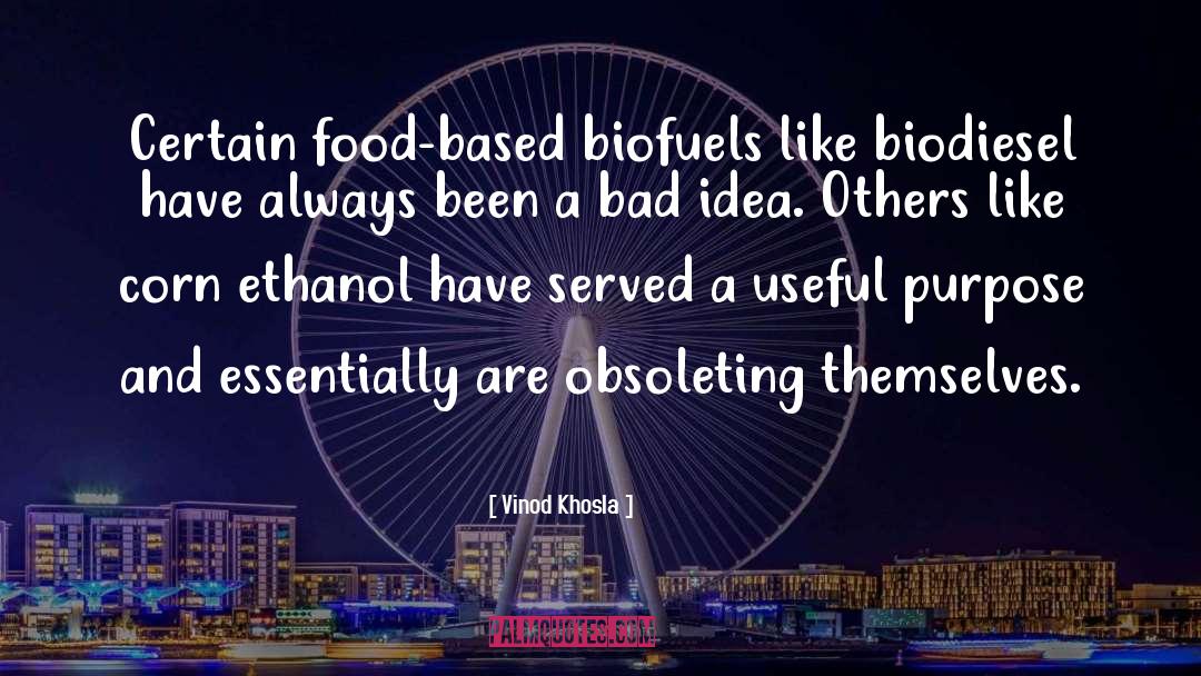 Feedstocks For Biodiesel quotes by Vinod Khosla
