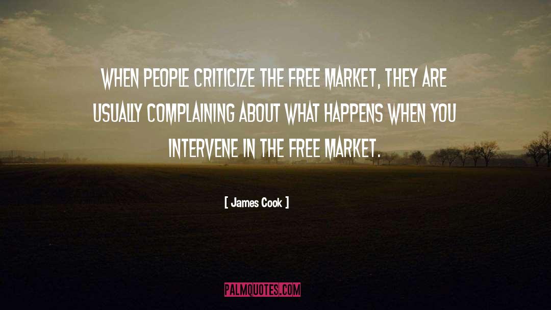 Feee Market quotes by James Cook