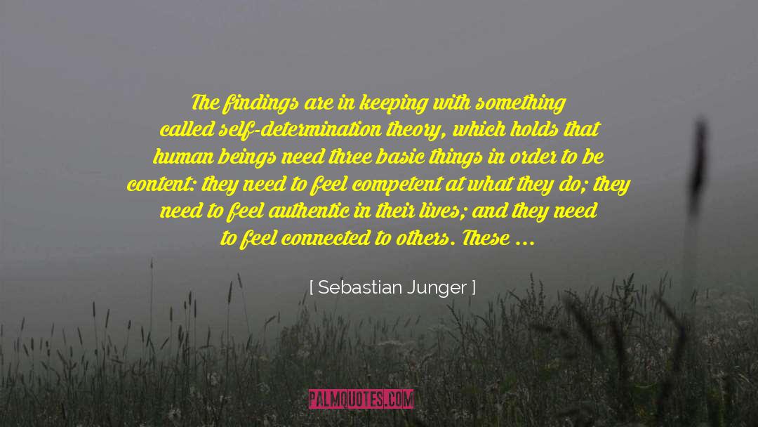 Feel Connected quotes by Sebastian Junger