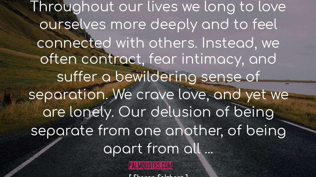 Feel Connected quotes by Sharon Salzberg