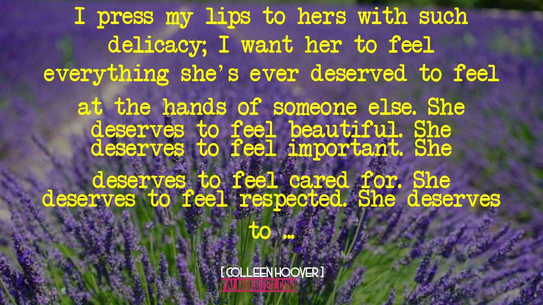 Feel Everything quotes by Colleen Hoover